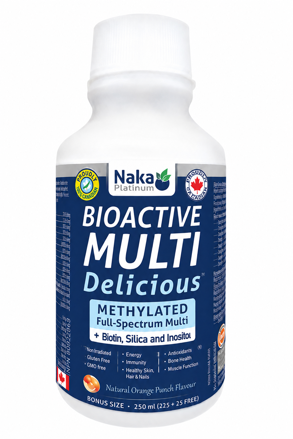 Naka Bioactive Multi Delicious Methylated (Mango Peach) (250ml)