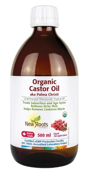 New Roots Organic Castor Oil (500mL)