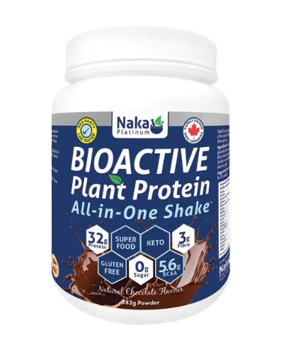 NAKA Platinum Bioactive Plant Protein All In One Shake Protein Powder -Chocolate Flavour(282g)