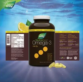 Nature's Way NutraSea Omega 3 + Vitamin D3 (240 softgels)