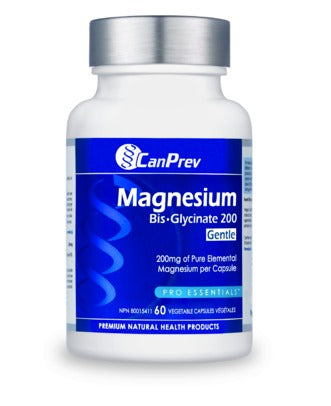 CanPrev Magnesium Bis-Glycinate 200 Gentle (60 Vcaps)