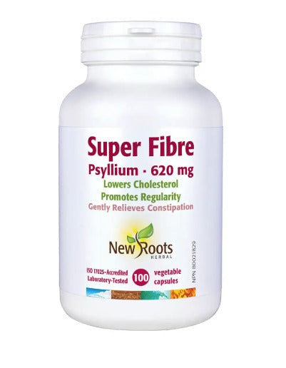 New Roots Super Fibre Psyllium 620mg (100 vcaps)