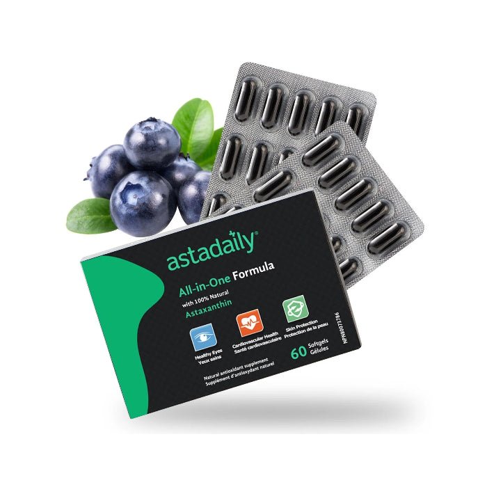 Astadaily All - In - One Astaxanthin Supplement (60 softgels)