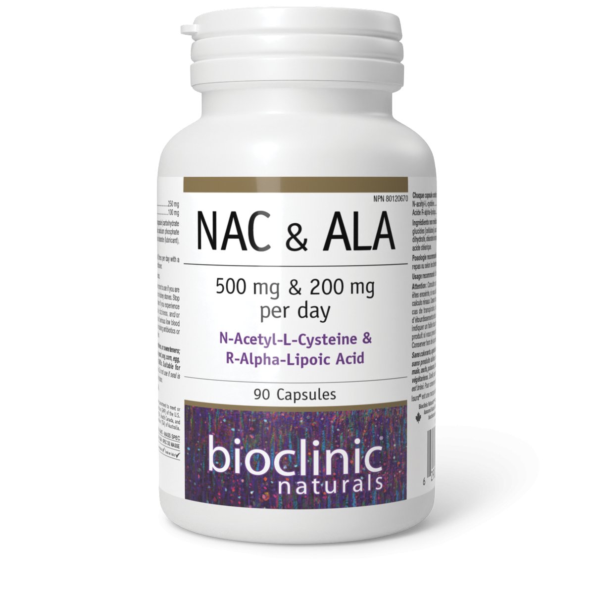 BioClinic Naturals NAC & ALA 500mg/200mg (90caps)