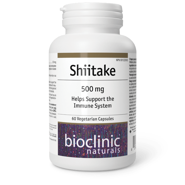 BioClinic Naturals Shiitake 500 mg (60 vcaps)