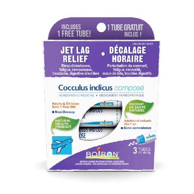Boiron Cocculus indicus composé Jet Lag (3 tubes / pack)