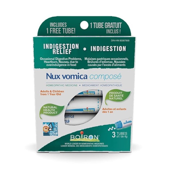 Boiron Nux vomica composé indigestion (3 tubes / pack)