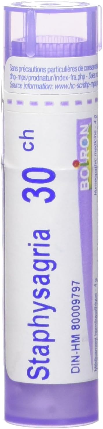 Boiron Staphysagria 30CH (80 Pellets / 1 tube)