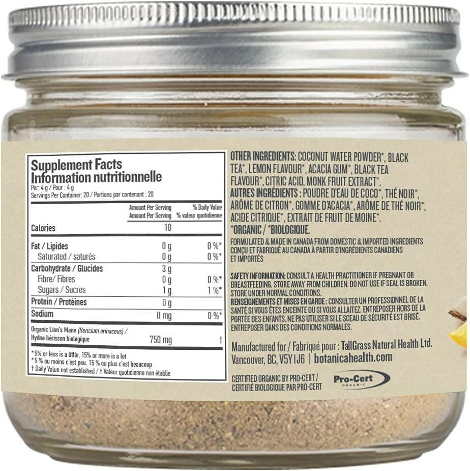 Botanica Lion's Mane Iced Tea (80g)