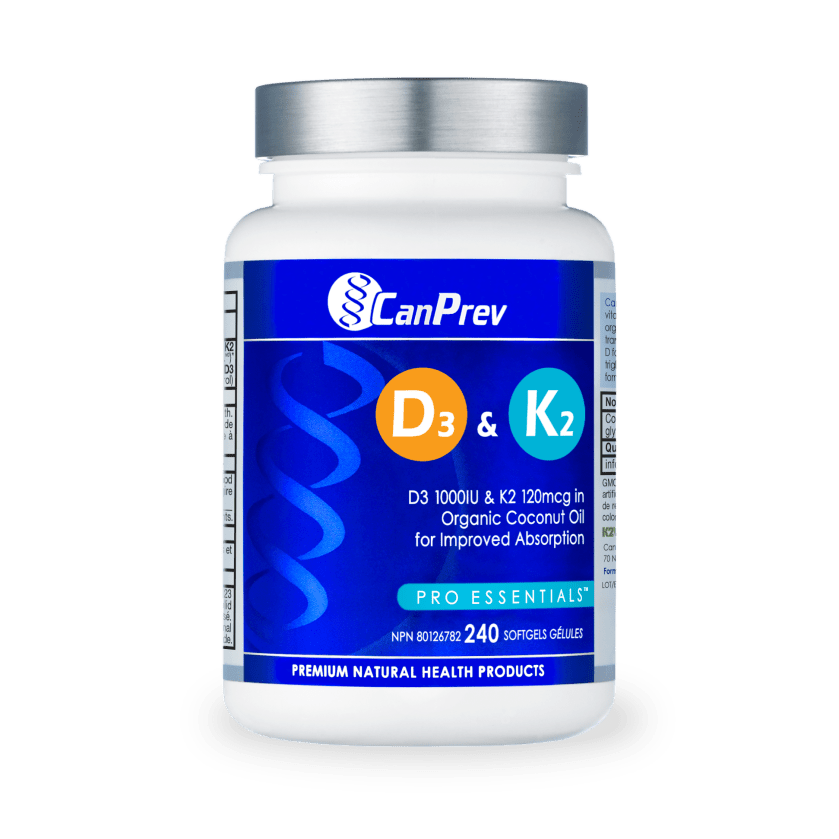 CanPrev D3 & K2 (240 Softgels)