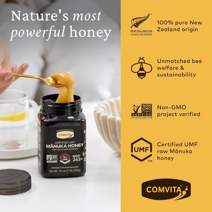 Comvita UMF 10+ Raw Manuka Honey MGO 263+ (500g)