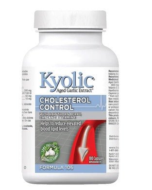 Kyolic Aged Garlic Extract Cholesterol Control Formula 106 (90 caps)