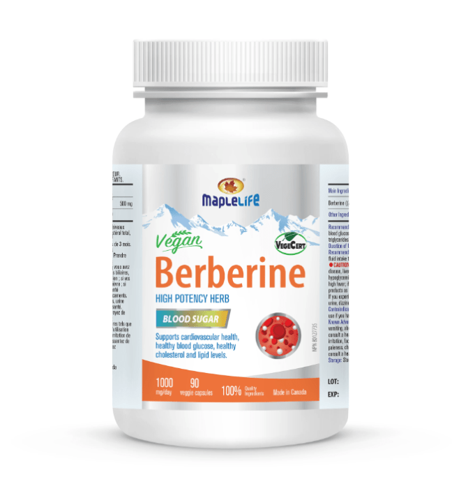 Maplelife Berberine (90 vcaps)