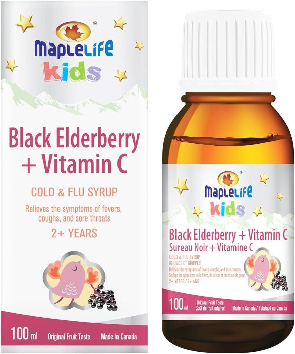 MapleLife Kids Black Elderberry + Vitamin C (100ml)