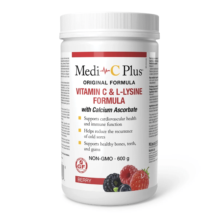 Medi - C Plus With Calcium Ascorbate Berry 600g