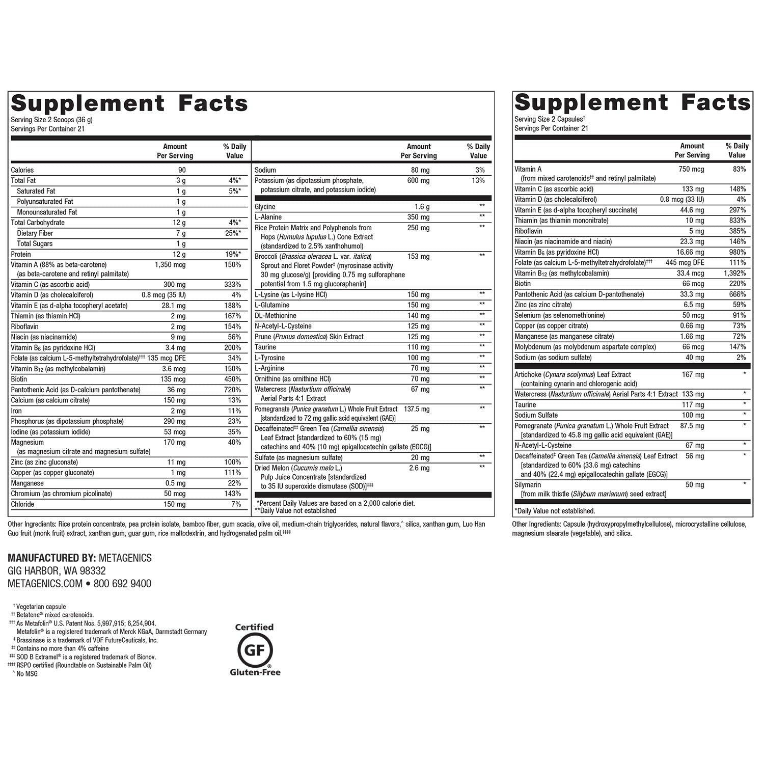 Metagenics Clear Change® 10 Day Program with UltraClear® RENEW (Vanilla flavor)