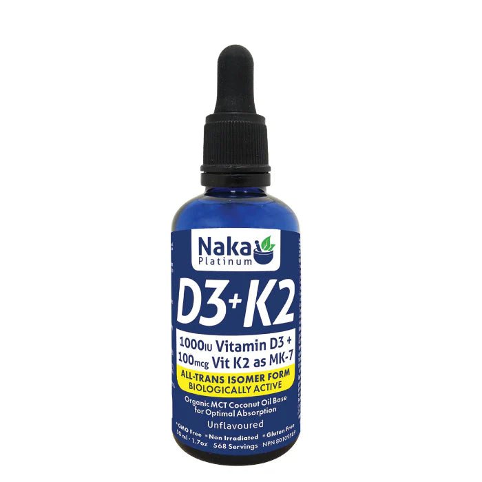 Naka D3+K2 in MCT oil (50 ml)