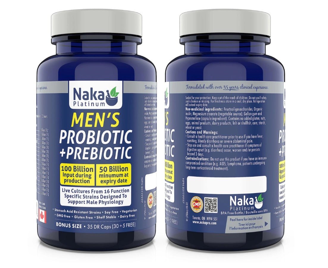 Naka Platinum Men's Probiotic + Prebiotic (35 vcaps)