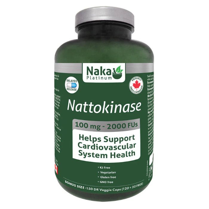 Naka Platinum Nattokinase 100mg / 2000 FUs (150 vcaps)