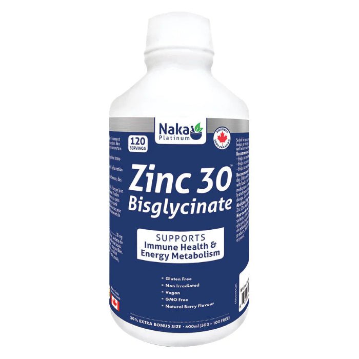 Naka Zinc 30 Bisglycinate (600ml)