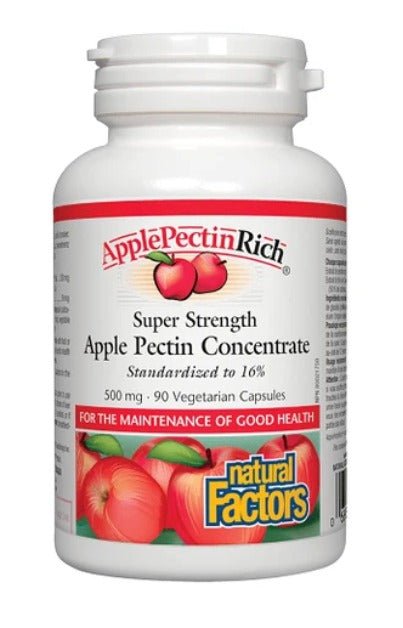 Natural Factors Apple Pectin Rich 500mg (90 vcaps)