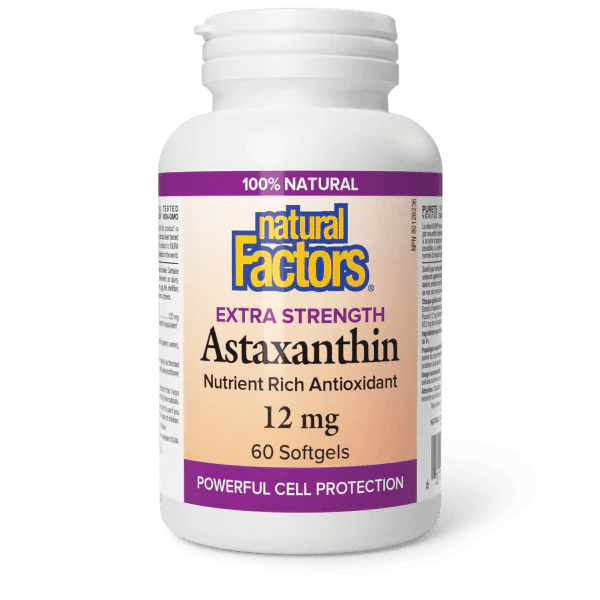 Natural Factors Astaxanthin 12 mg (60 softgels)