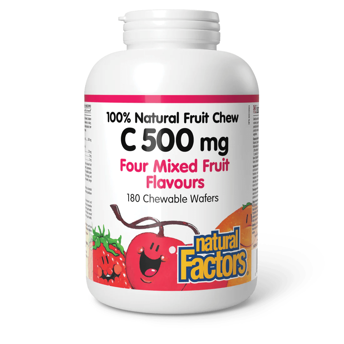 Natural Factors Chewable Vitamin C 500mg (90 chewables)