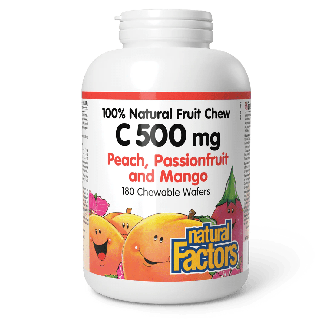 Natural Factors Chewable Vitamin C 500mg (90 chewables)
