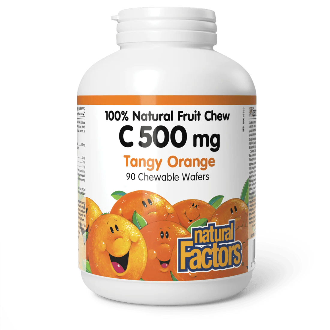 Natural Factors Chewable Vitamin C 500mg (90 chewables)
