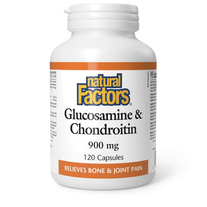 Natural Factors Glucosamine & Chondroitin 900 mg (120 caps)