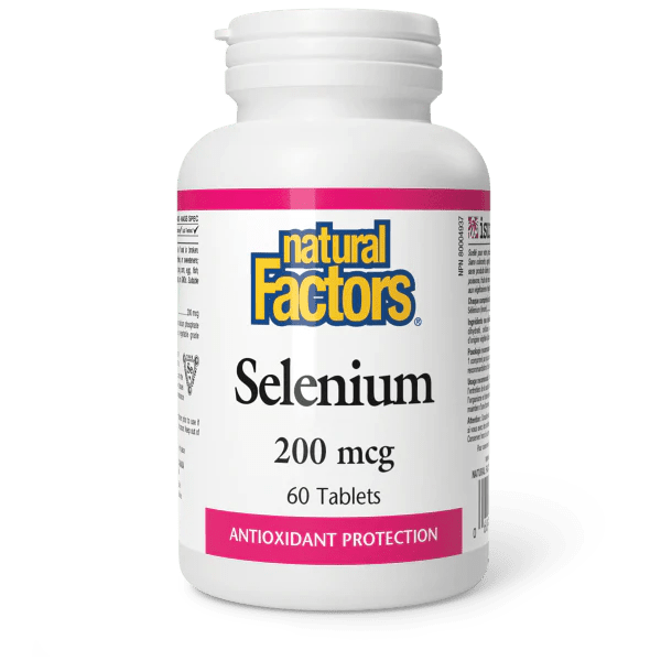 Natural Factors Selenium 200 mcg (60 Tablets)
