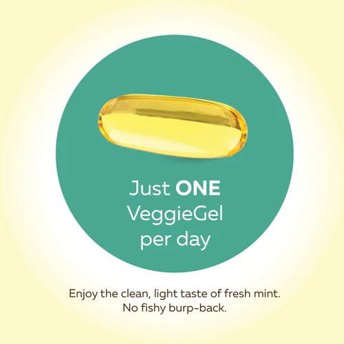 Nature's Way NutraVege+D Omega - 3 Plant - based (30 liquid softgels)