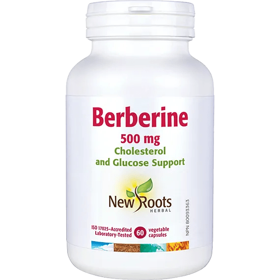 New Roots Berberine 500mg 60 Capsules