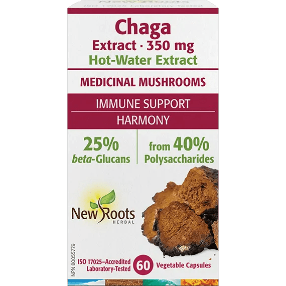 New Roots Chaga Extract (60vcaps)