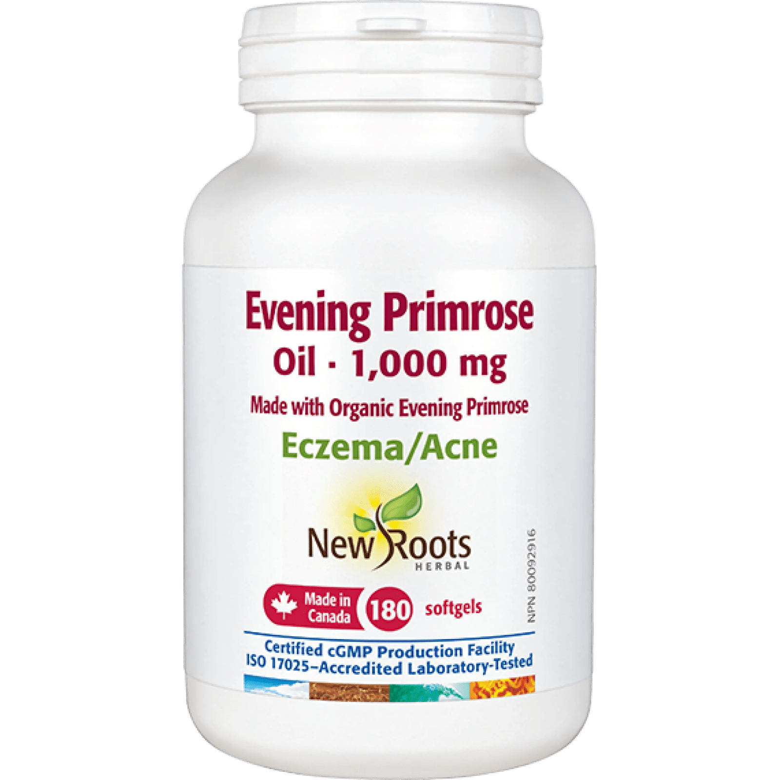 New Roots Evening Primrose 1000mg (180 Softgels)