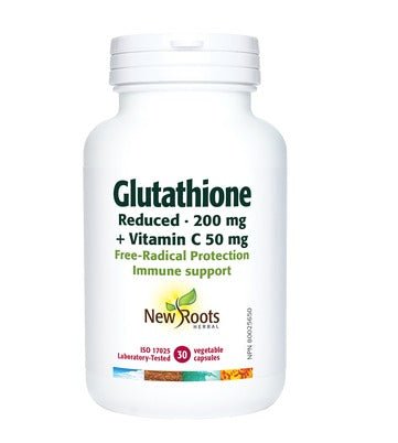 New Roots Glutathione Reduced 200 mg (30 vcaps)