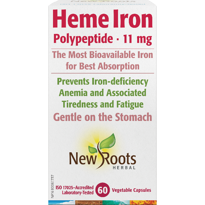New Roots Heme Iron (60 vcaps)