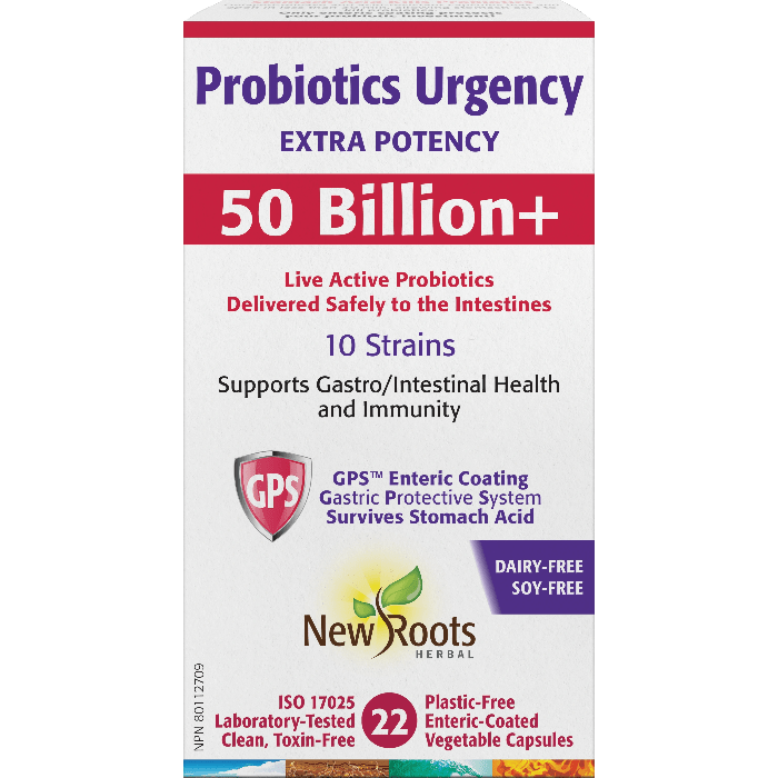 New Roots Probiotics Urgency 50 Billion+ (30 caps)