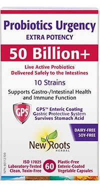 New Roots Probiotics Urgency 50 Billion+ (60 caps)