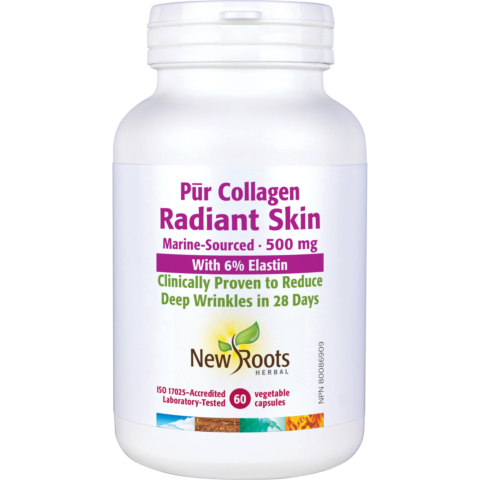 New Roots Pur Collagen Radiant Skin (60 V - Caps)
