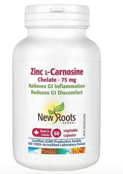 New Roots Zinc L - Carnosine 75 mg(60 vcaps)