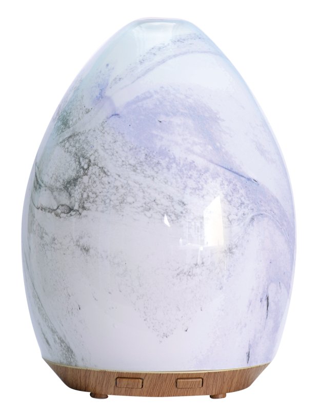 NOW Ultrasonic Glass Swirl USB Oil Diffuser