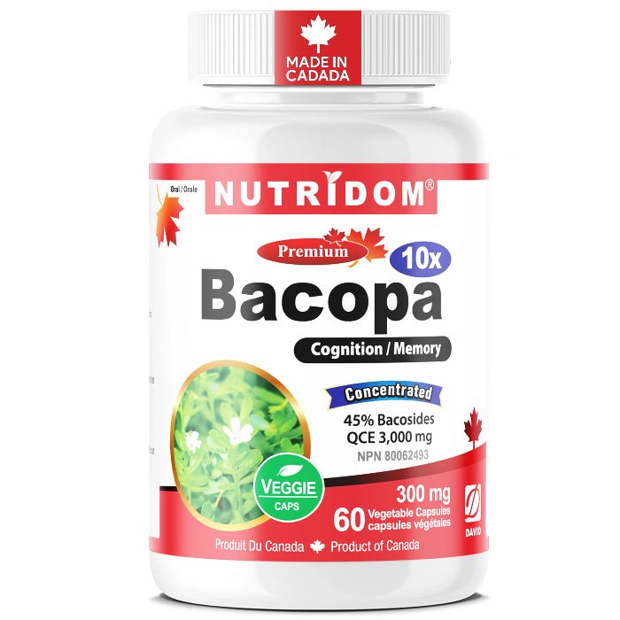 Nutridom Bacopa Monnieri 3000mg (60 v caps)