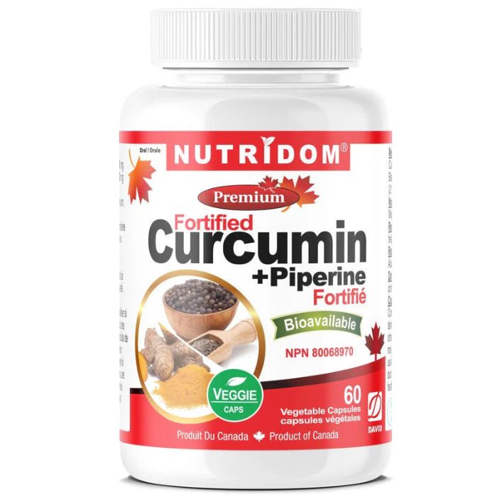 Nutridom Turmeric Curcumin with Piperine (60 Vcaps)