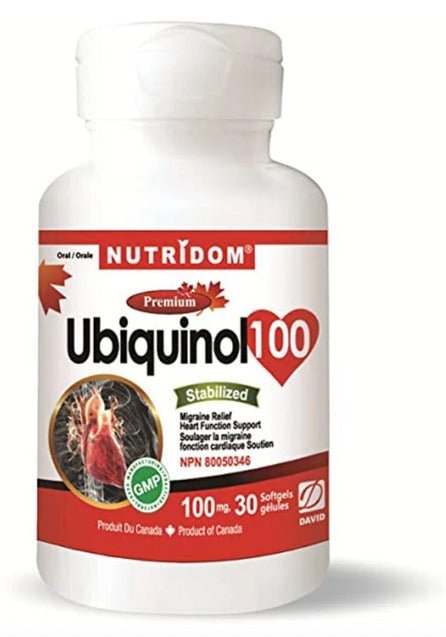 Nutridom UBIQUINOL 100 Active CoQ10 (30 softgels)