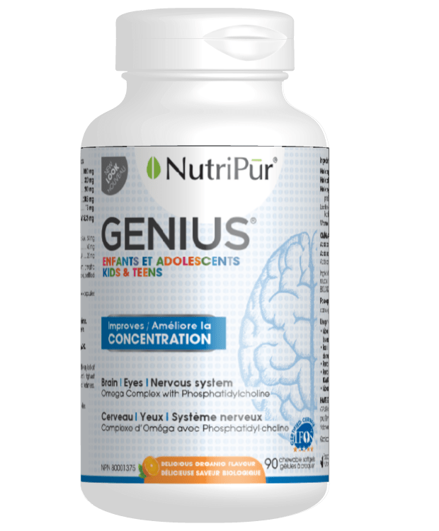 Nutripur GENIUS Kids & Teens – 90 Chewable Softgels