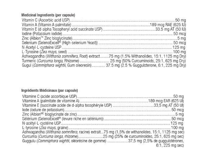 Ortho Molecular Products Thyrotain (120 Caps)