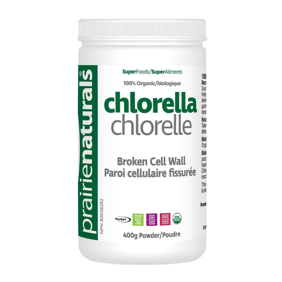 Prairie Naturals Organic Chlorella (200 g)