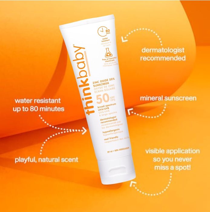 ThinkBaby Mineral Based Sunscreen Lotion SPF 50 (89 ml)