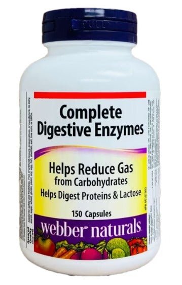 Webber Naturals Complete Digestive Enzymes (150cps)